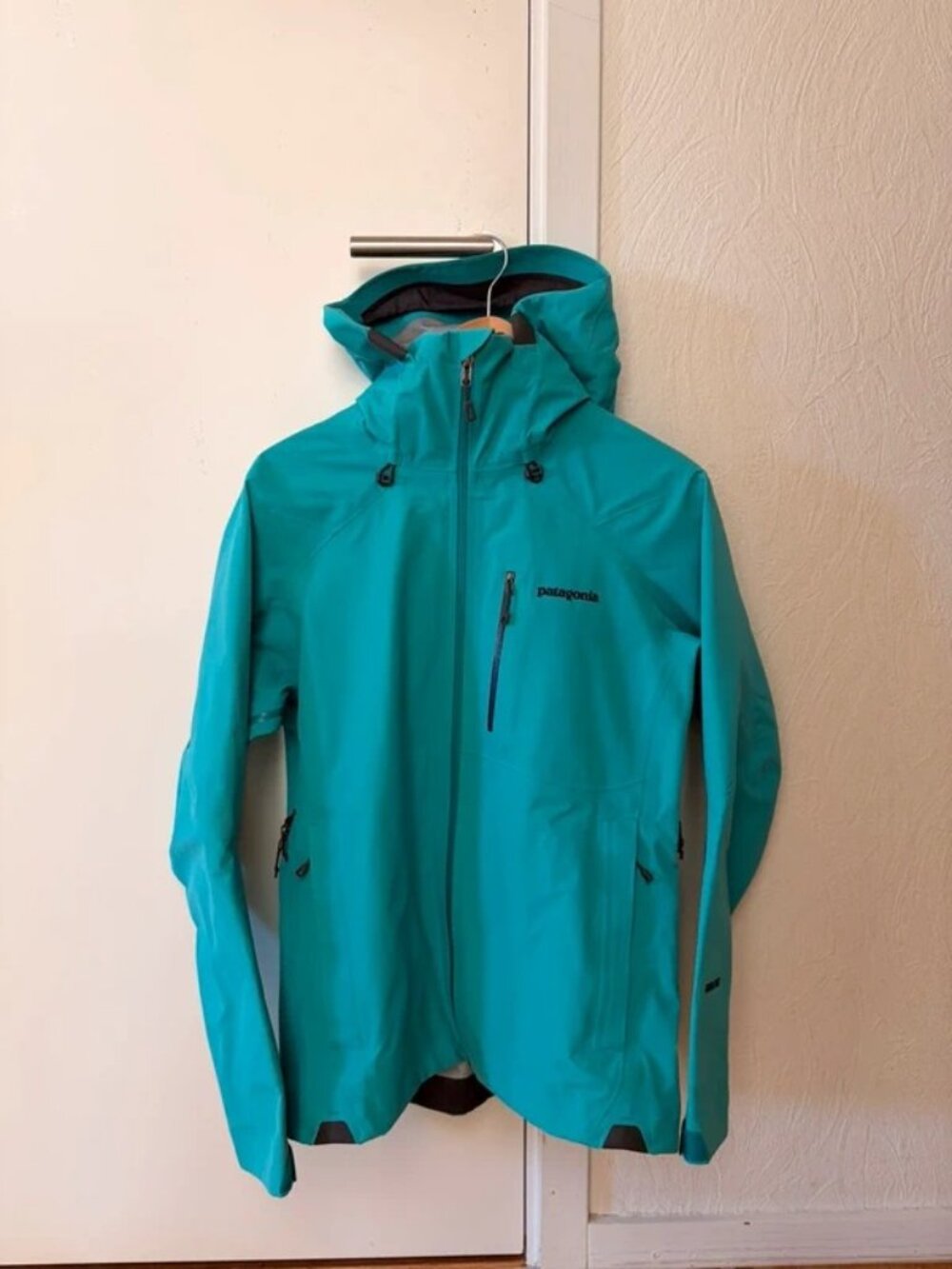 Patagonia Primo Jacket Women’s Gore Tex 3L Ski Shell Turquoise Size M
